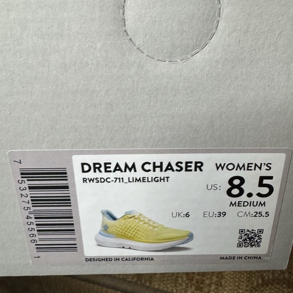 Rabbit Dream Chaser Womens Size 8.5 Yellow Blue Athletic Running Shoes Sneakers - Picture 8 of 8